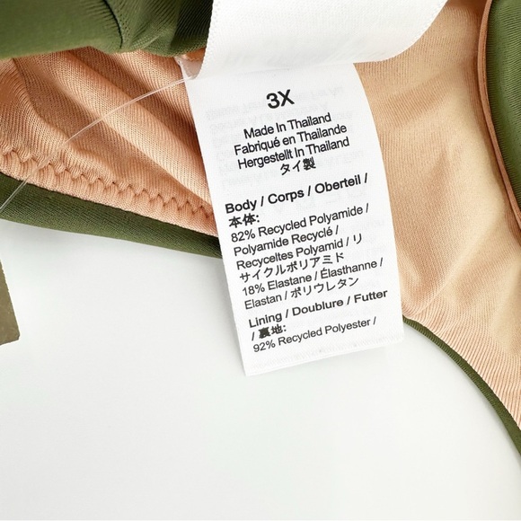 NWT J. Crew Square-neck Green Bikini Top - Picture 5 of 9